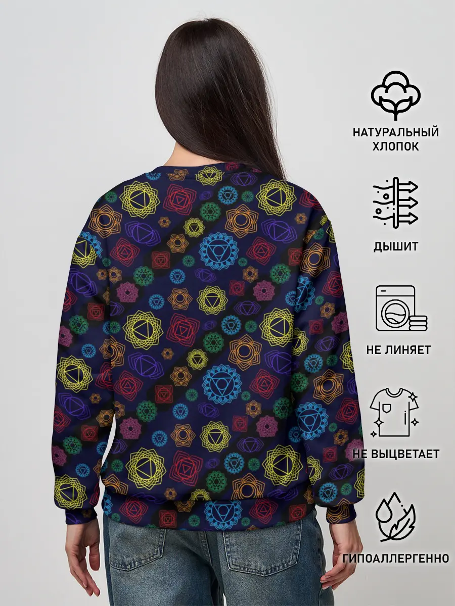 Женский свитшот / Чакры