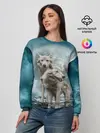 Женский свитшот / Волки, пара