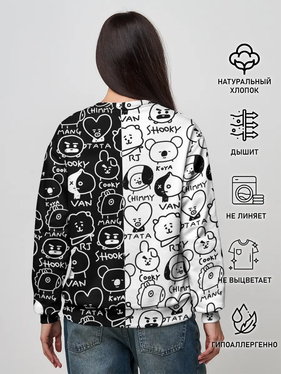Женский свитшот / BTS | BT21