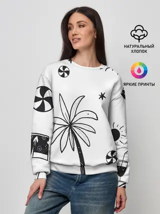 Женский свитшот / Летние вайбы