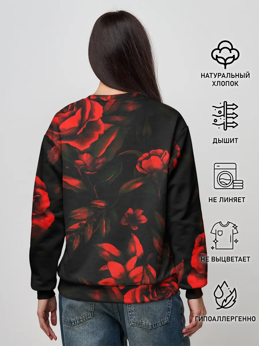 Женский свитшот / ROSES | РОЗЫ