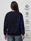 Женский свитшот / Неоновые бабочки