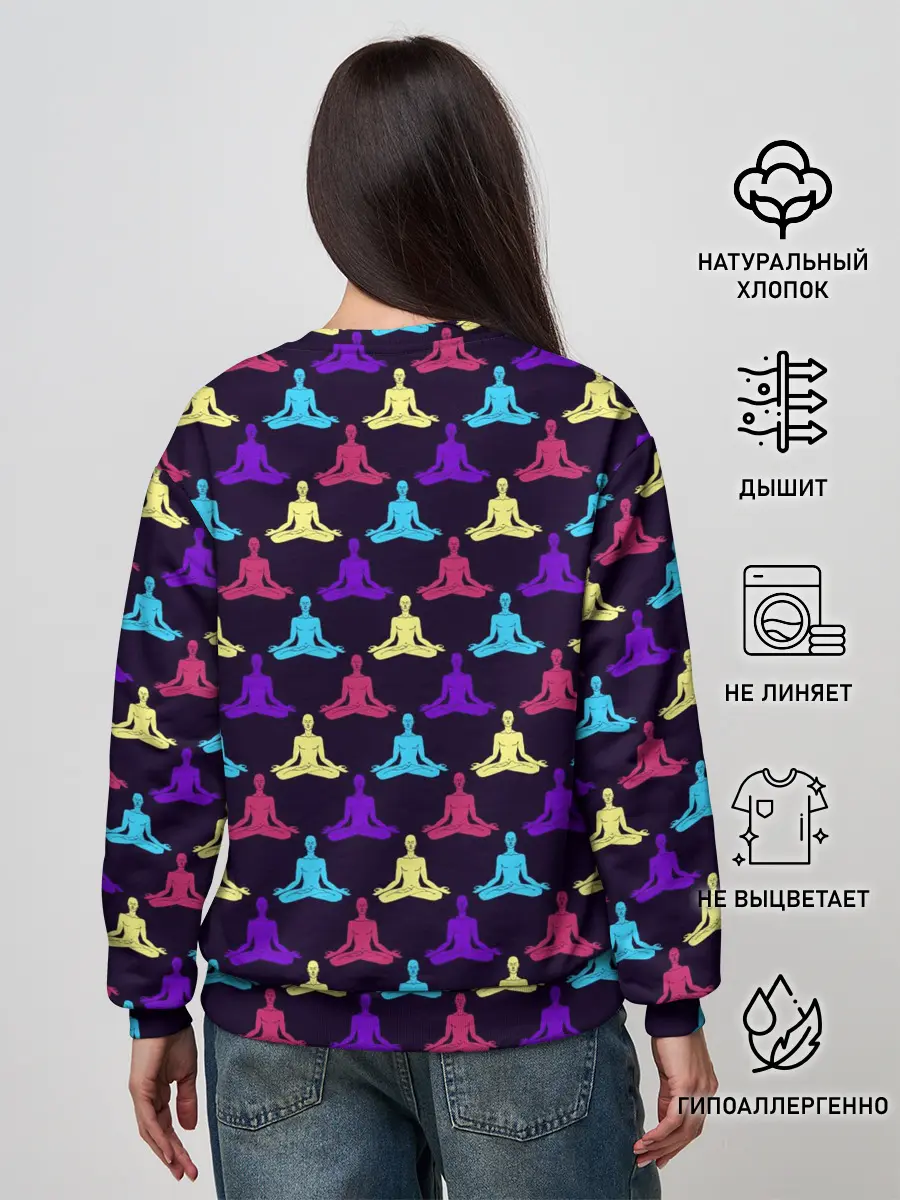 Женский свитшот / Йога