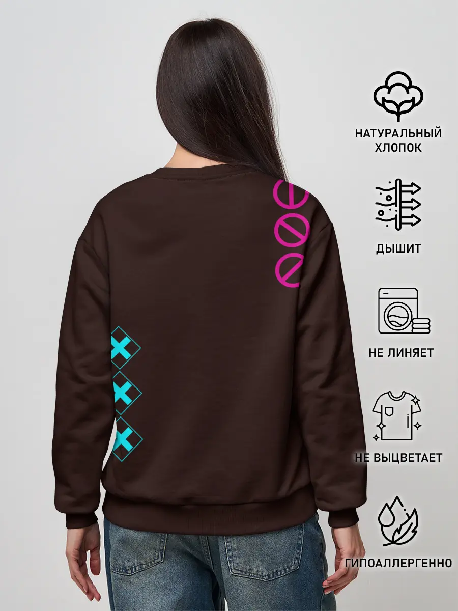 Женский свитшот / Киберпанк