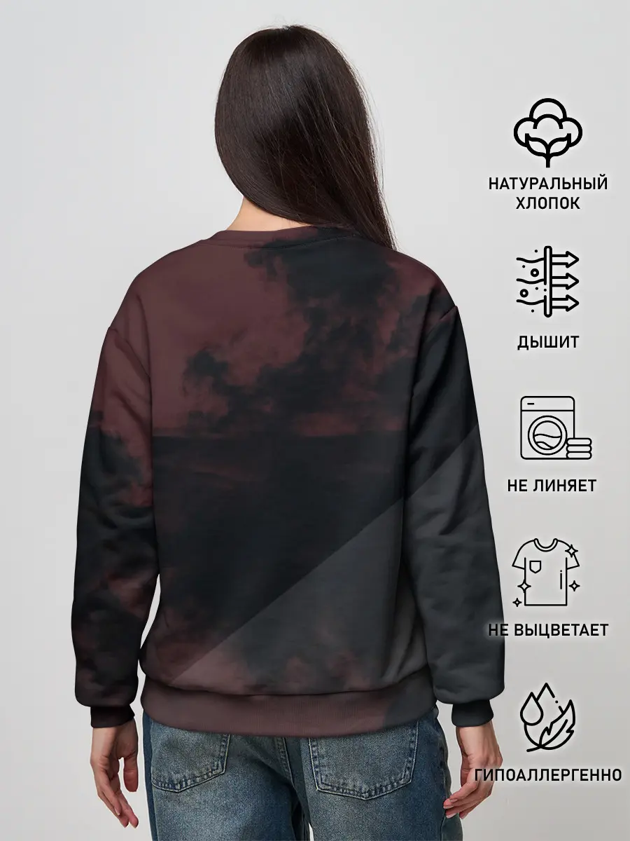 Женский свитшот / Moscow | Москва не Россия