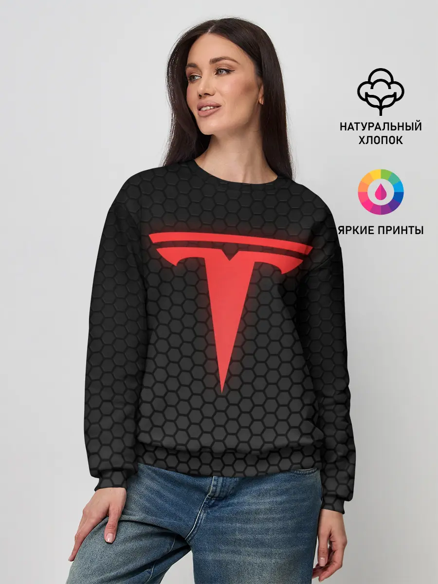 Женский свитшот / NEON TESLA | НЕОН ТЕСЛА