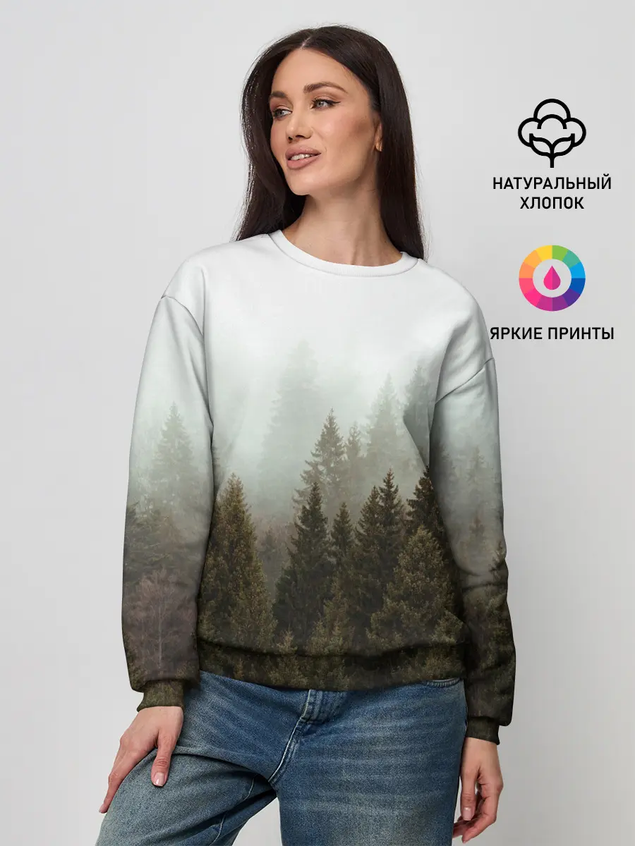 Женский свитшот / Деревья