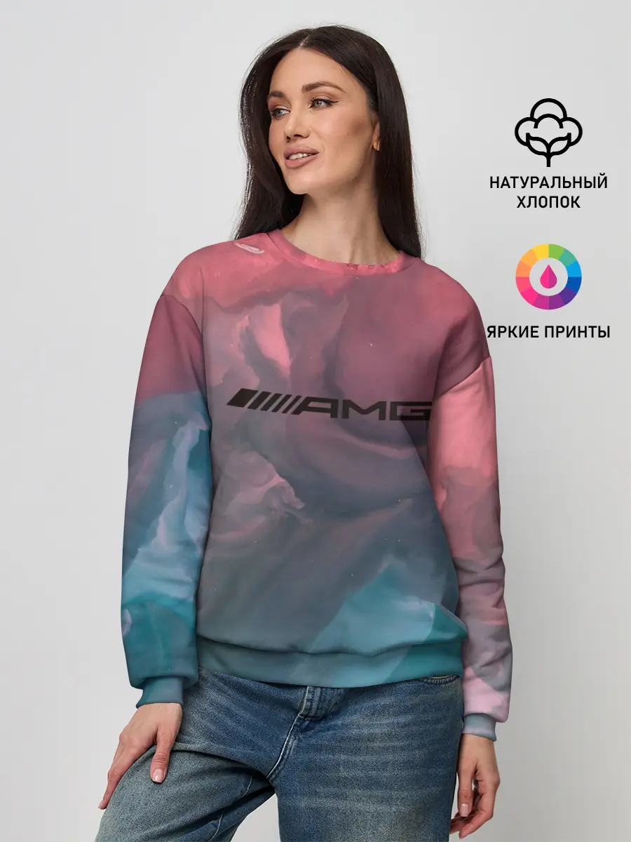 Женский свитшот / MERCEDES AMG | МЕРСЕДЕС АМГ