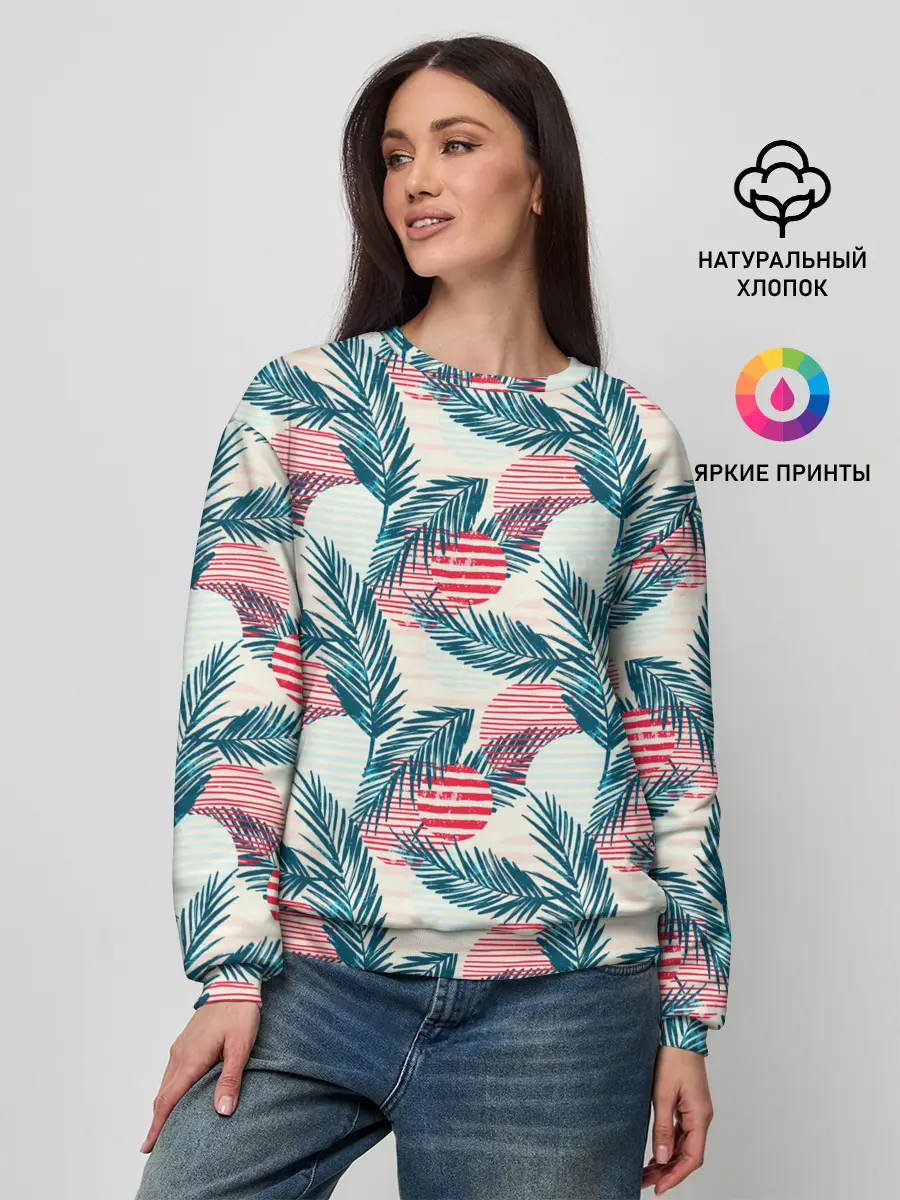 Женский свитшот / Ретро арт