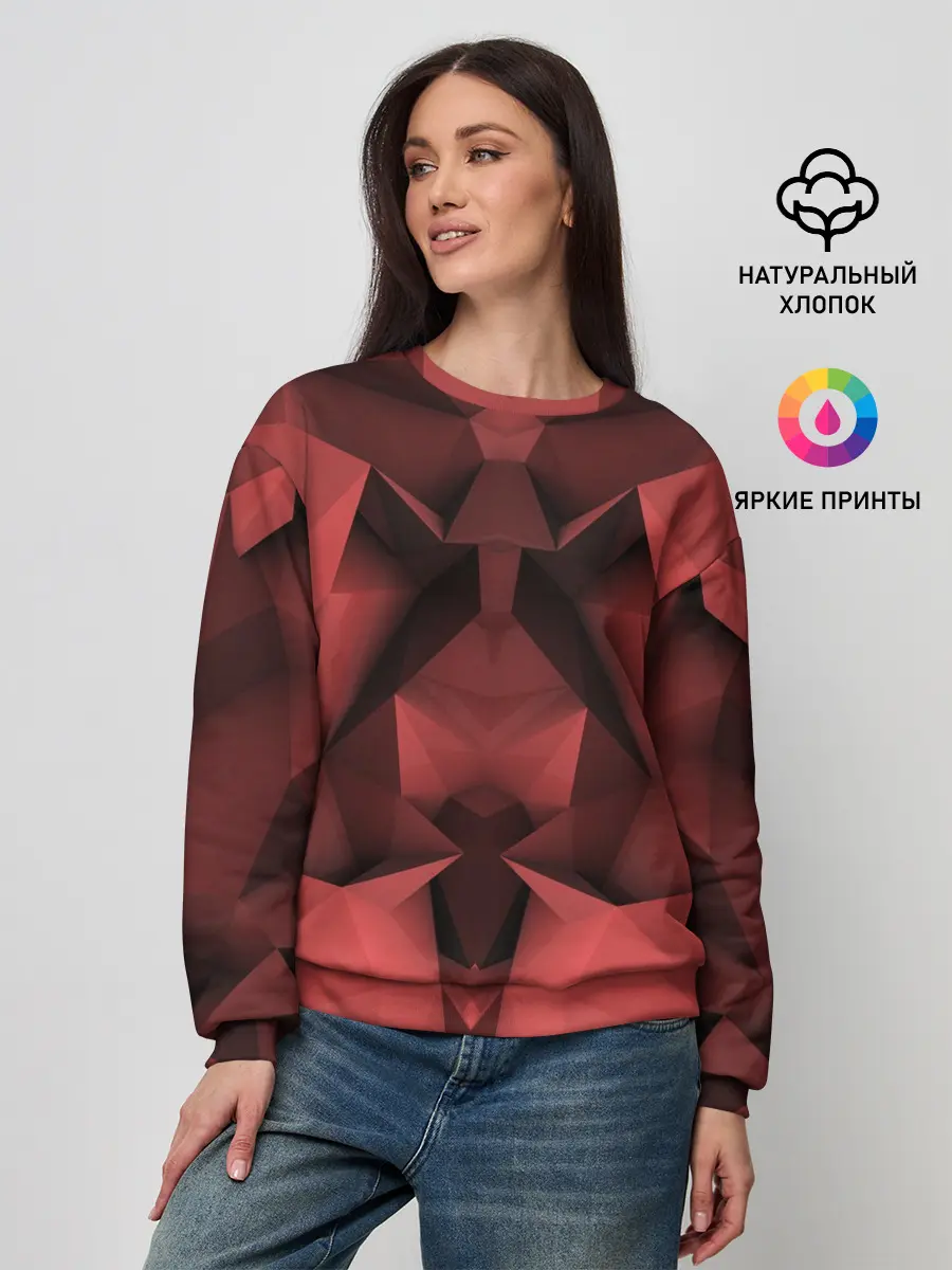Женский свитшот / Геометрическая Абстракция