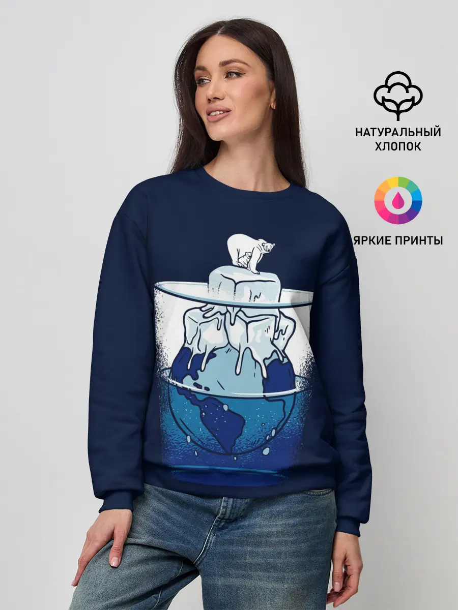 Женский свитшот / Polar Ice Bear