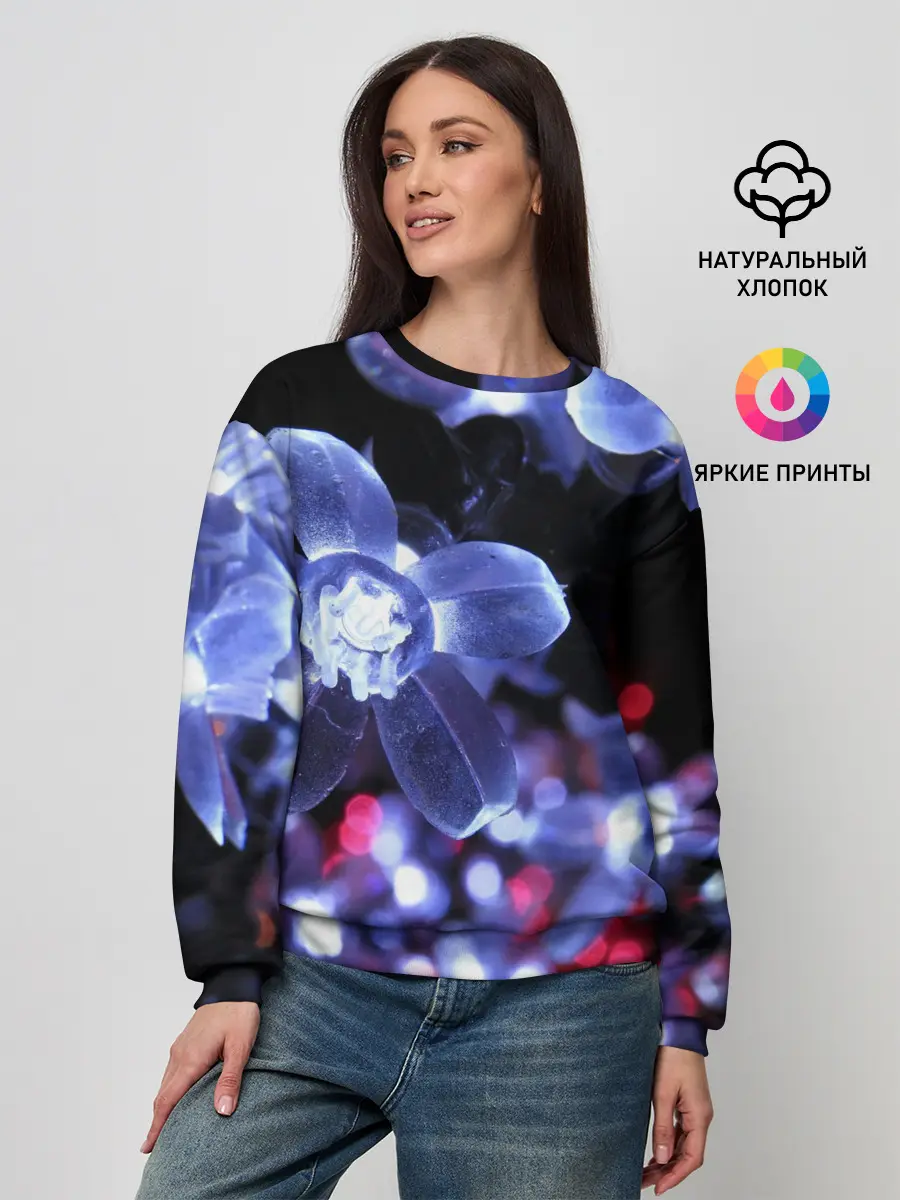 Женский свитшот / Неоновые цвета