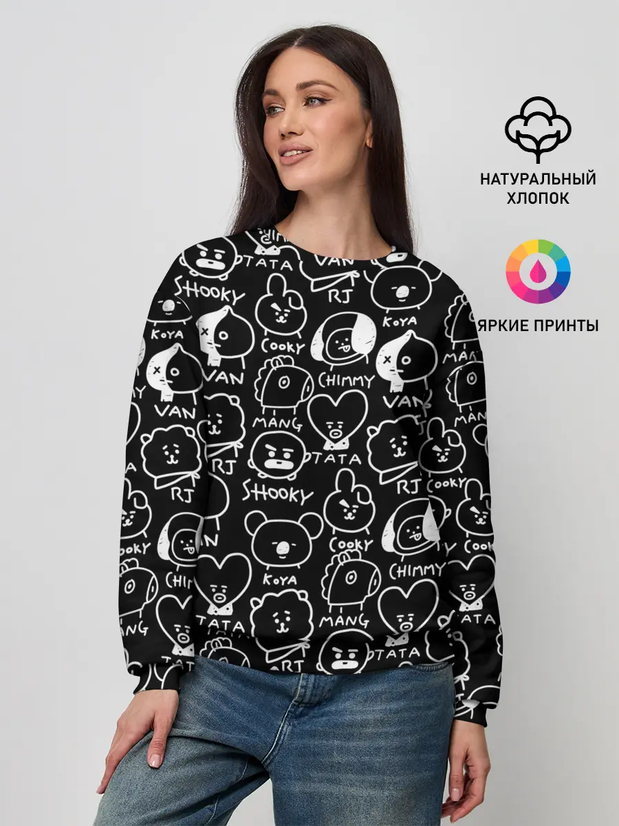 Женский свитшот / BTS | BT21