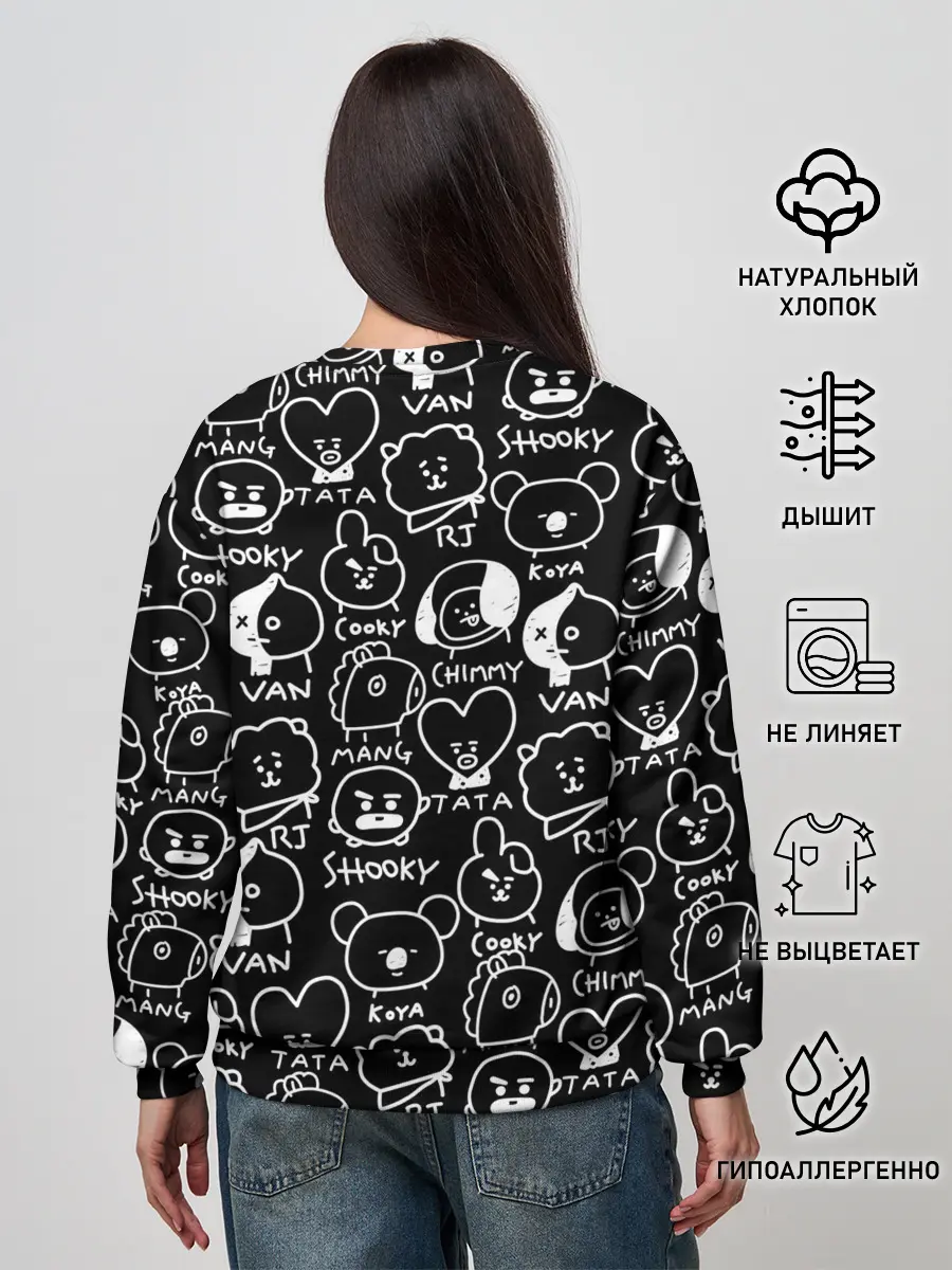 Женский свитшот / BTS | BT21