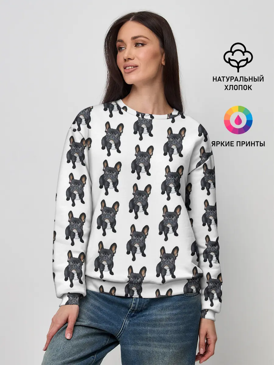 Женский свитшот / Бульдожки