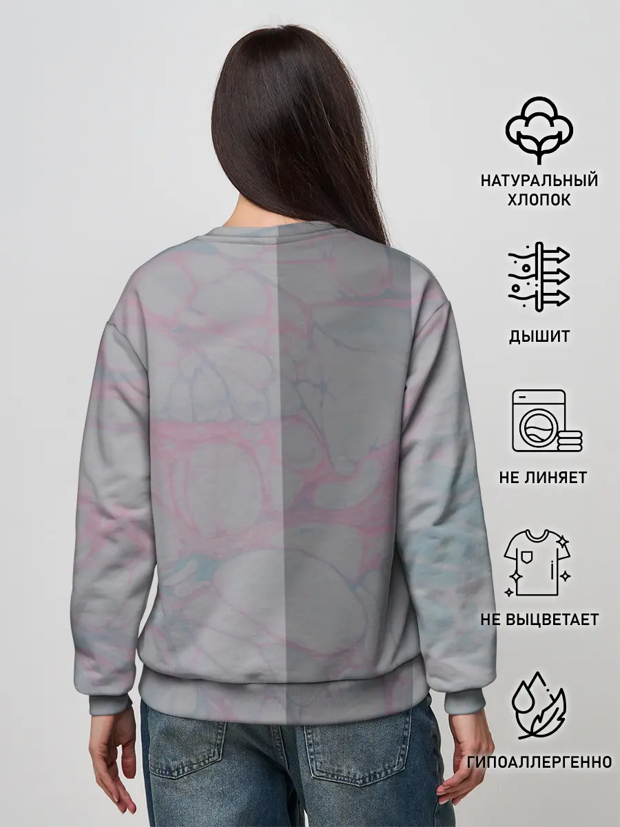 Женский свитшот / Tinder | Богат Молод Не женат