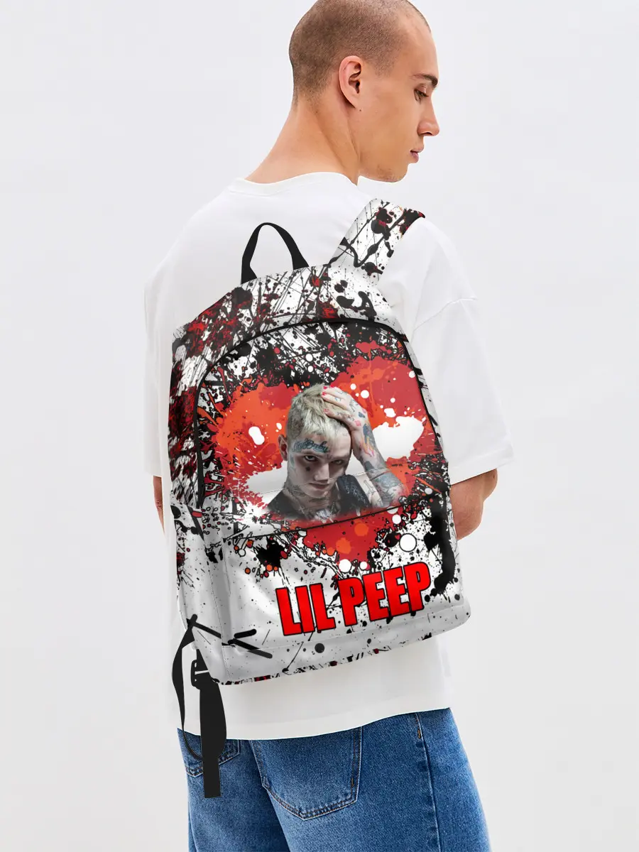 Рюкзак джинсовый / Lil Peep