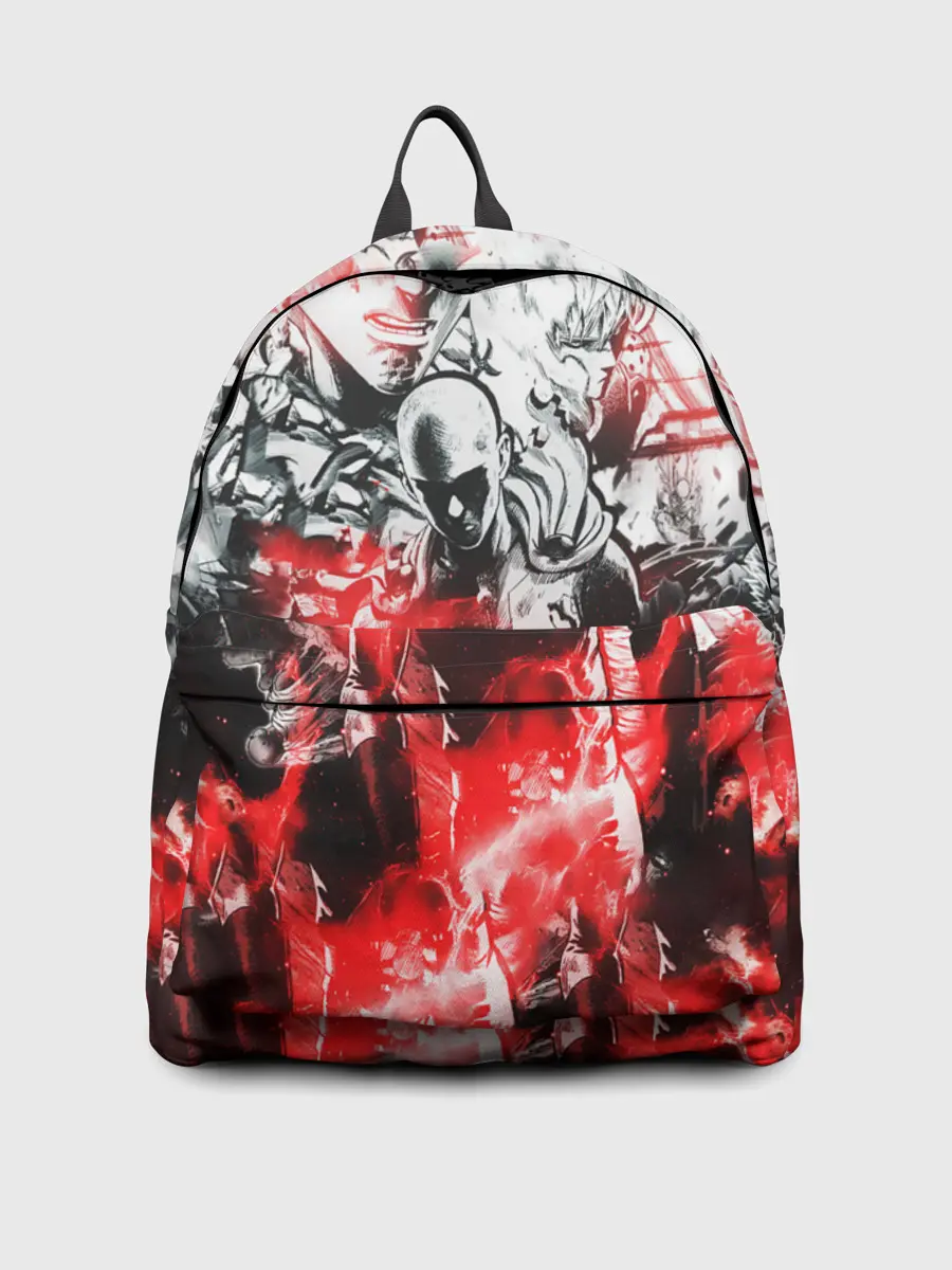 Рюкзак джинсовый / One-Punch Man Collage