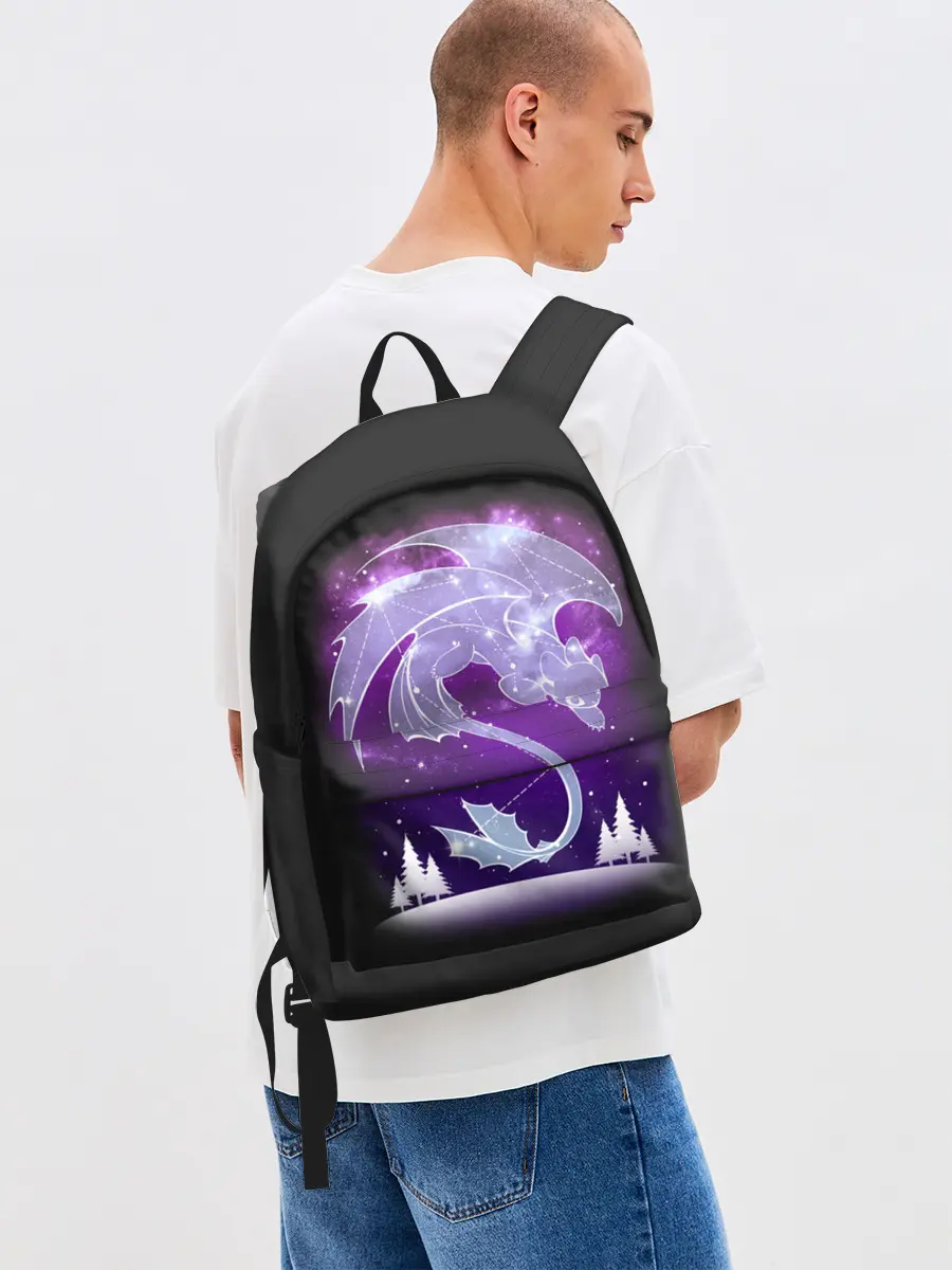 Рюкзак джинсовый / Как приручить дракона