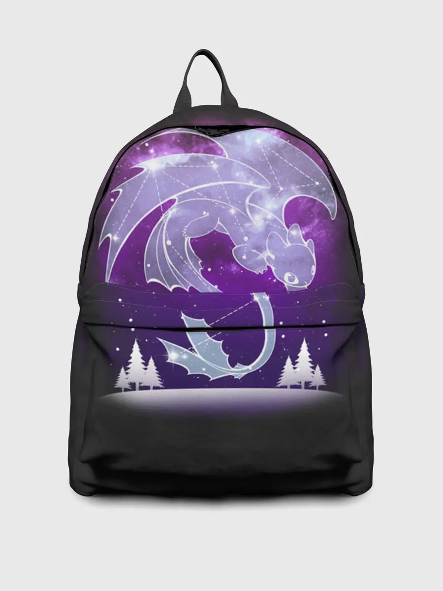 Рюкзак джинсовый / Как приручить дракона