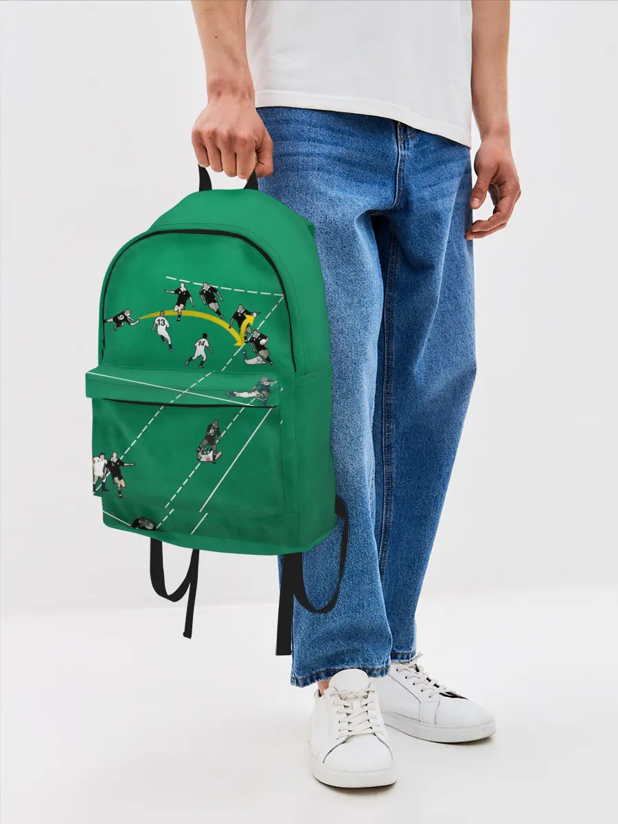 Рюкзак джинсовый / Игра в регби