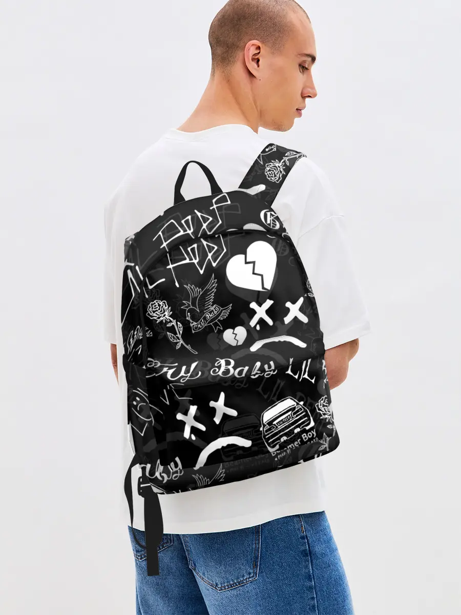 Рюкзак джинсовый / LIL PEEP