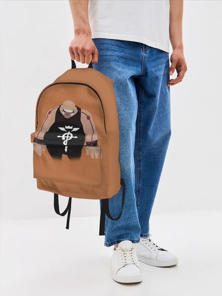 Рюкзак джинсовый / Стальной алхимик