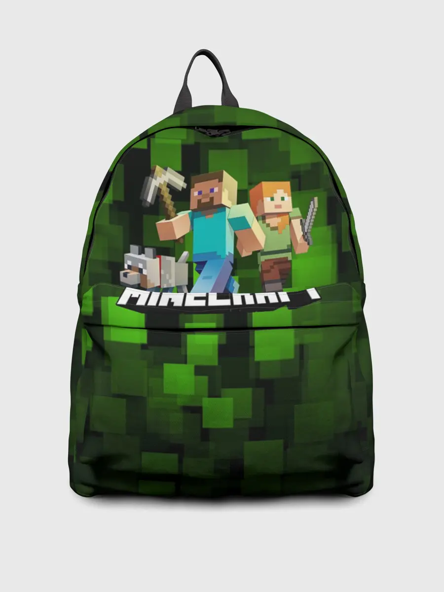 Рюкзак джинсовый / Minecraft / Майнкрафт