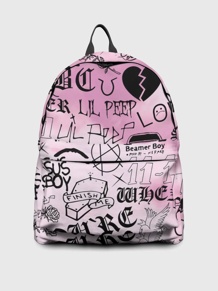 Рюкзак джинсовый / LIL PEEP.