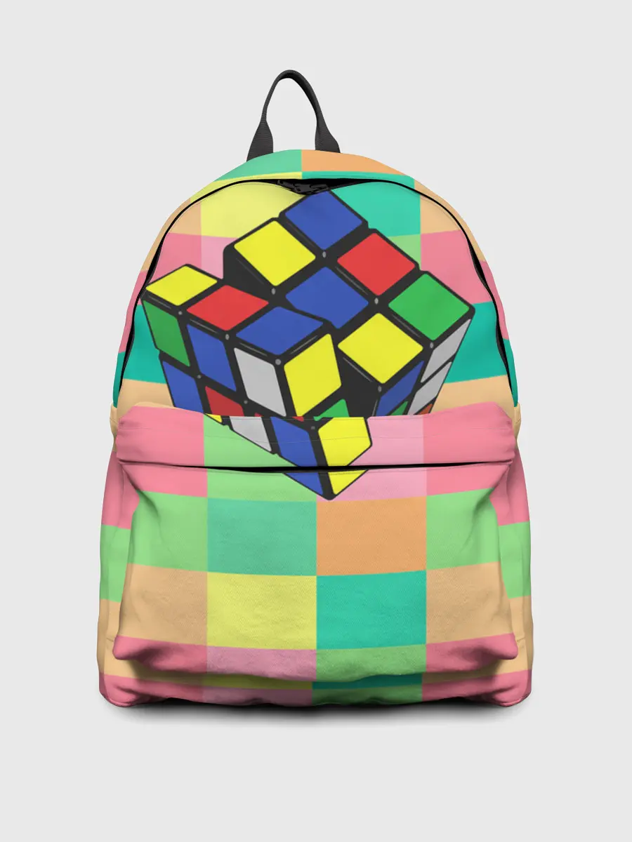 Рюкзак джинсовый / Кубик Рубика