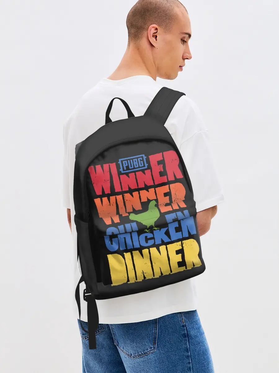 Рюкзак джинсовый / Winner Chicken Dinner