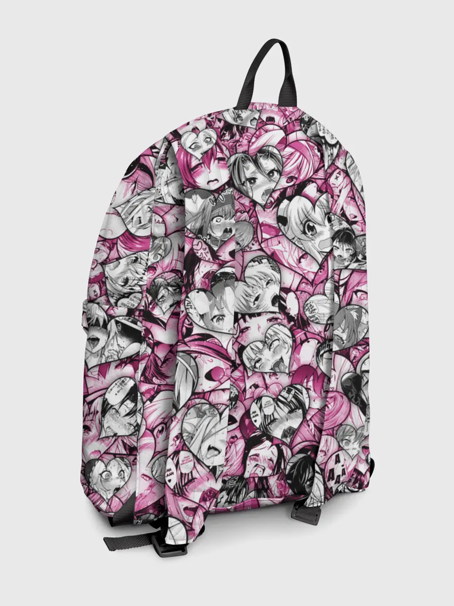 Рюкзак джинсовый / Ahegao валентинки