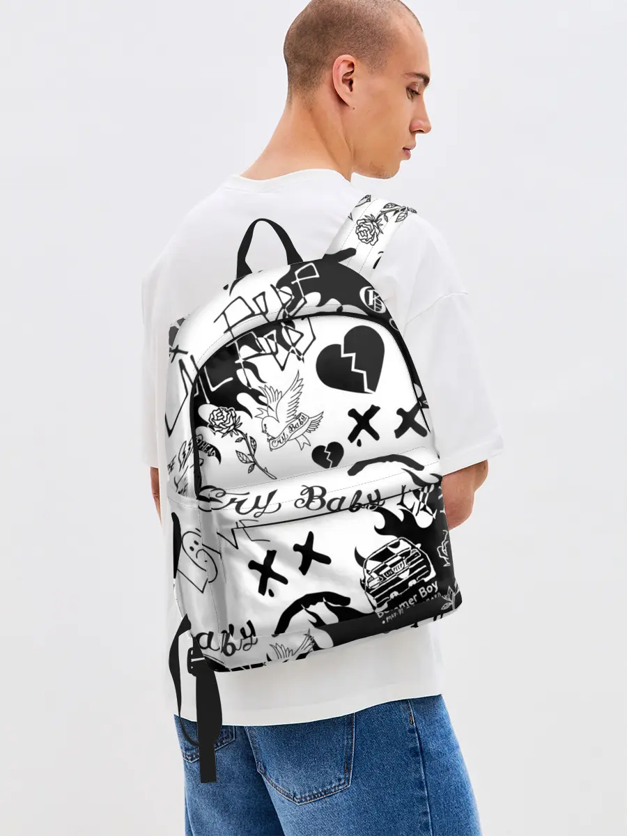 Рюкзак джинсовый / LIL PEEP | ЛИЛ ПИП