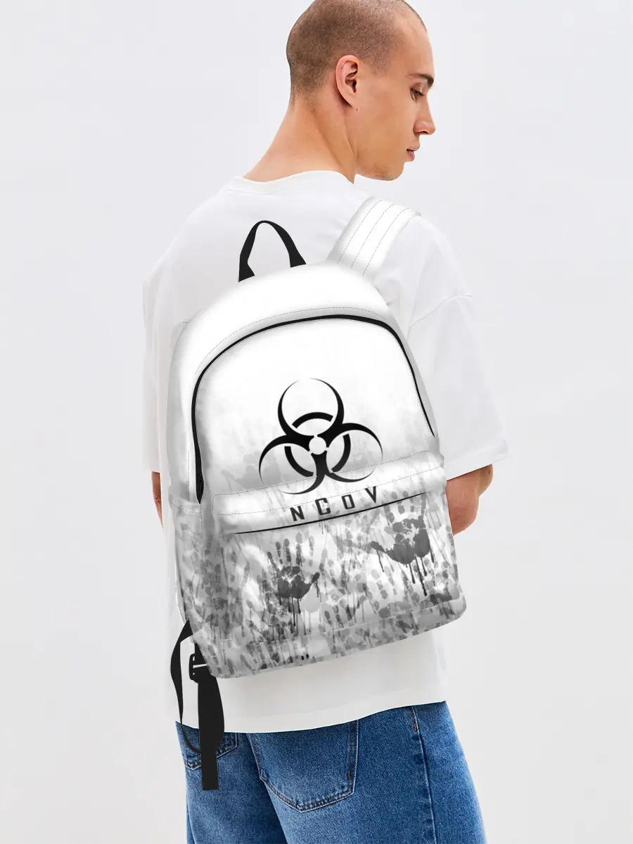 Рюкзак джинсовый / nCoV | КОРОНАВИРУС