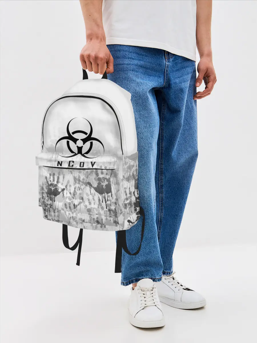 Рюкзак джинсовый / nCoV | КОРОНАВИРУС