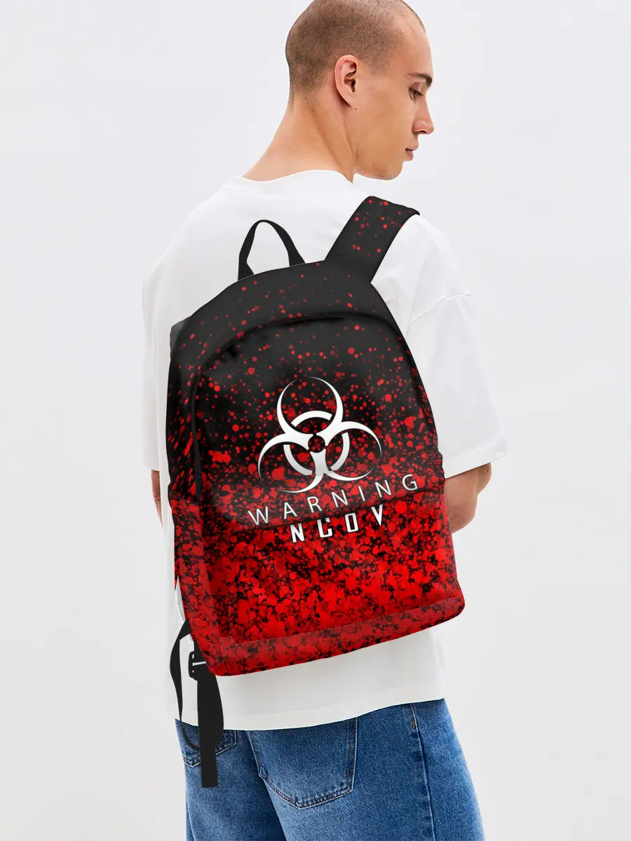 Рюкзак джинсовый / nCoV | КОРОНАВИРУС