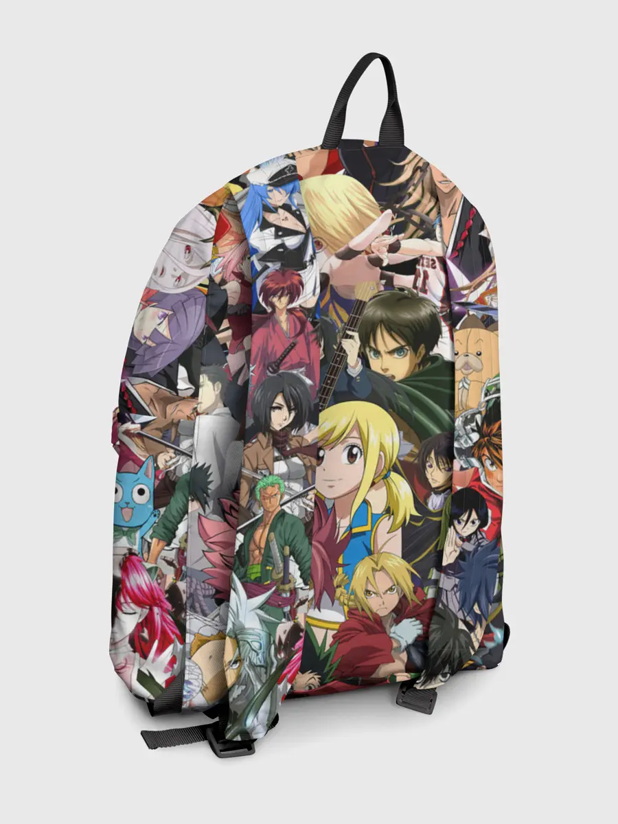 Рюкзак джинсовый / Аниме коллаж