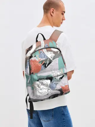 Рюкзак джинсовый / Время Приключений