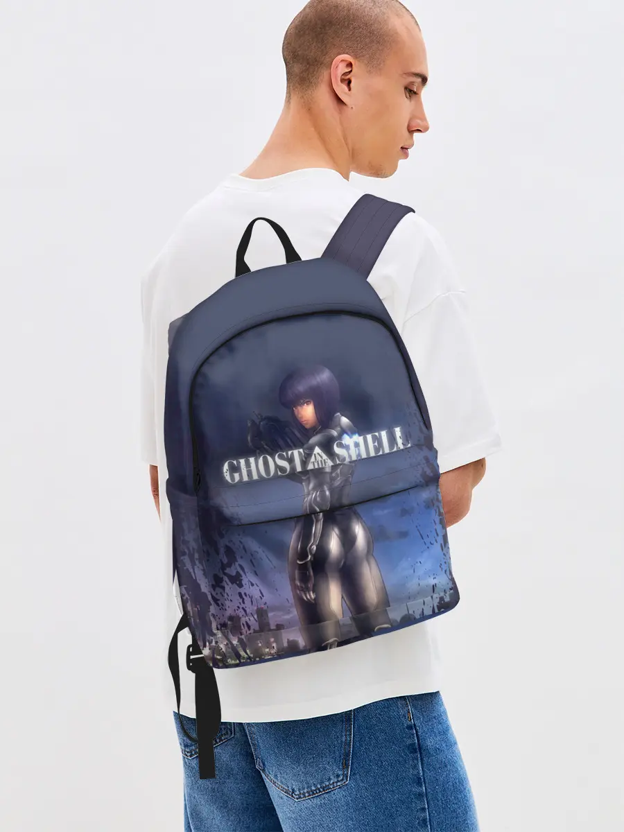 Рюкзак джинсовый / Призрак в доспехах