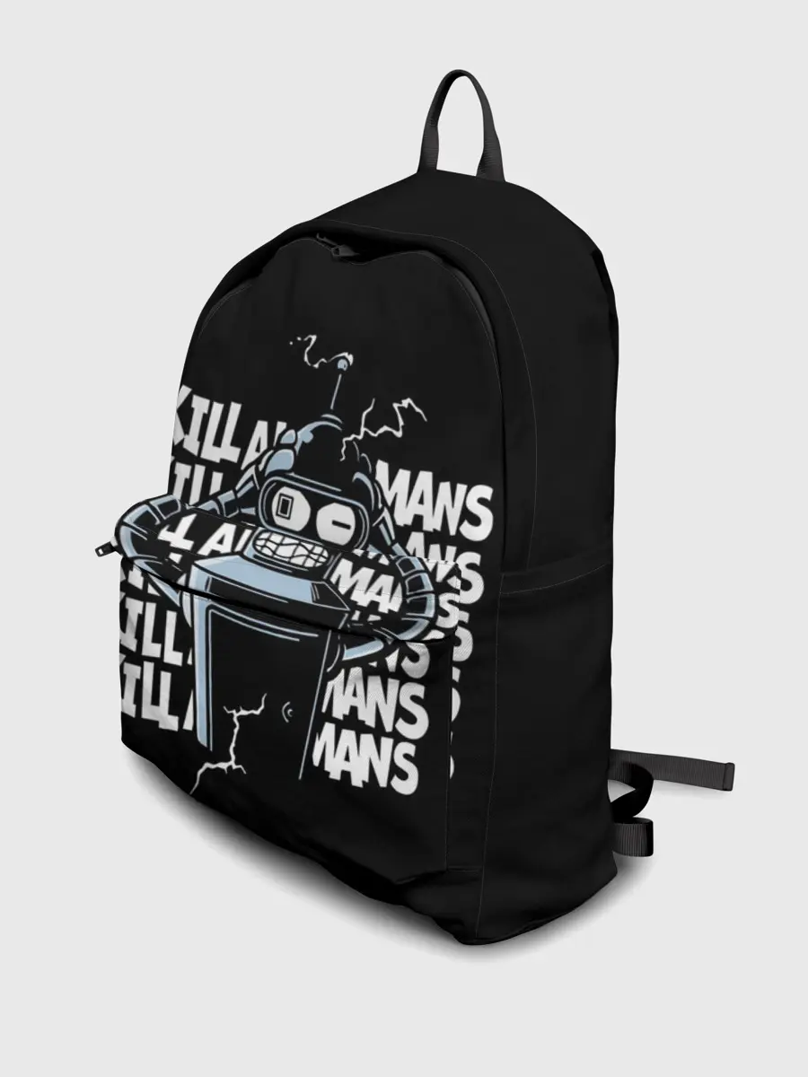 Рюкзак джинсовый / Futurama. Bender