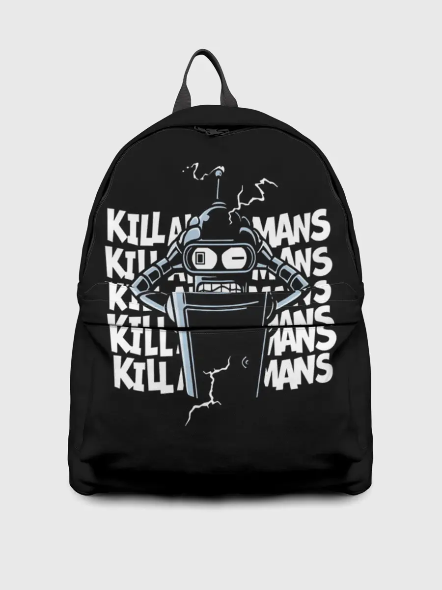 Рюкзак джинсовый / Futurama. Bender