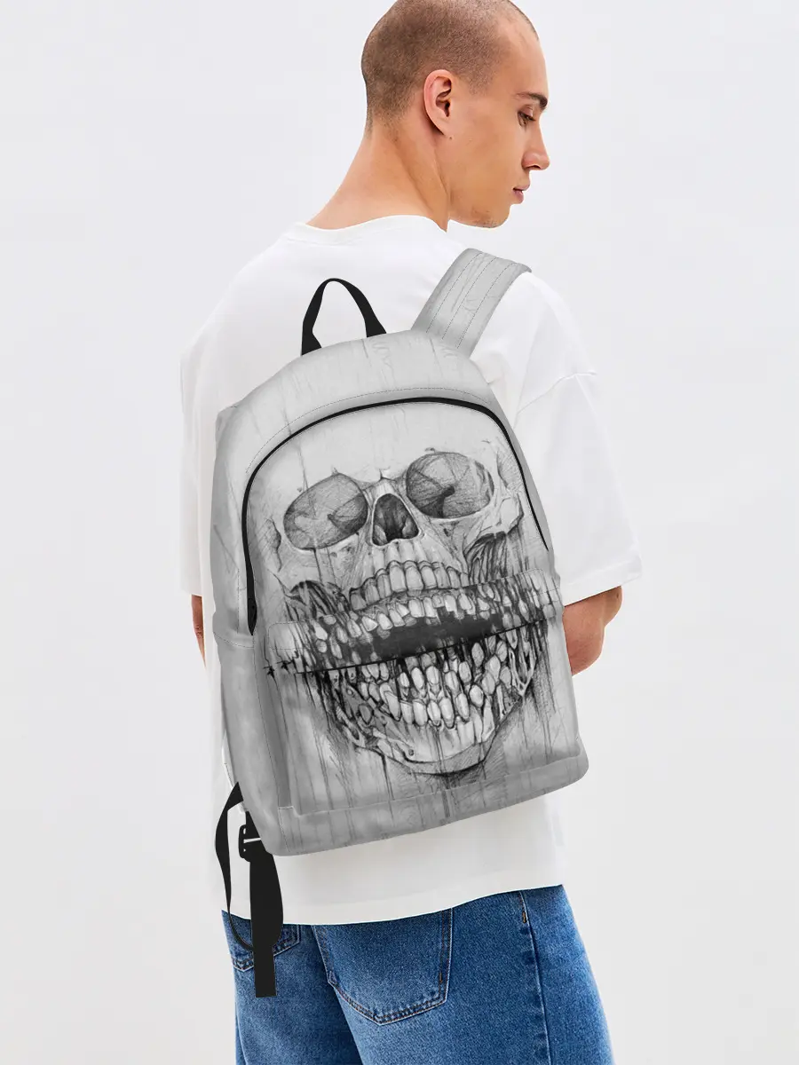 Рюкзак джинсовый / Dentist skull