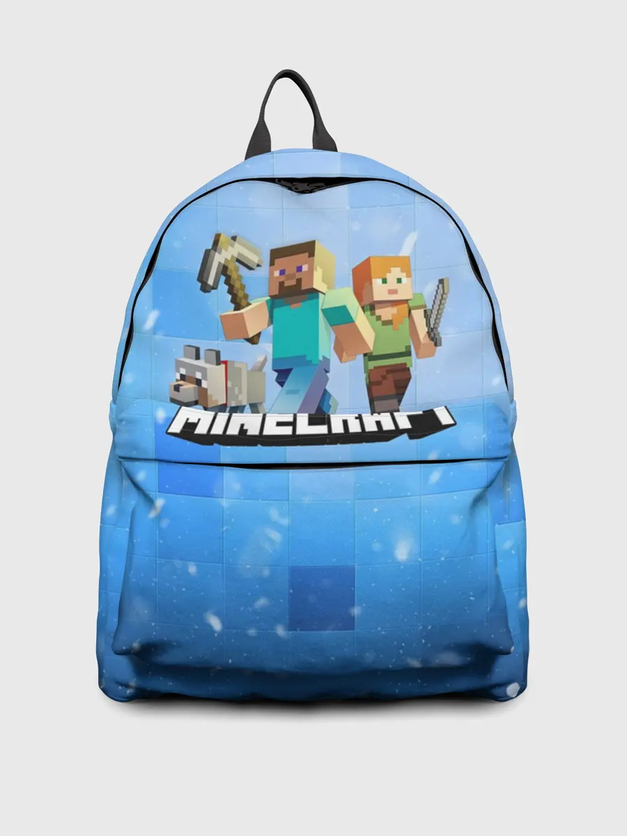 Рюкзак джинсовый / Minecraft / Майнкрафт