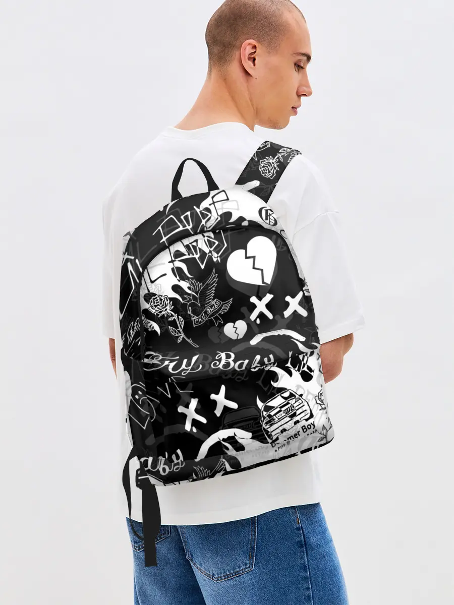 Рюкзак джинсовый / LIL PEEP