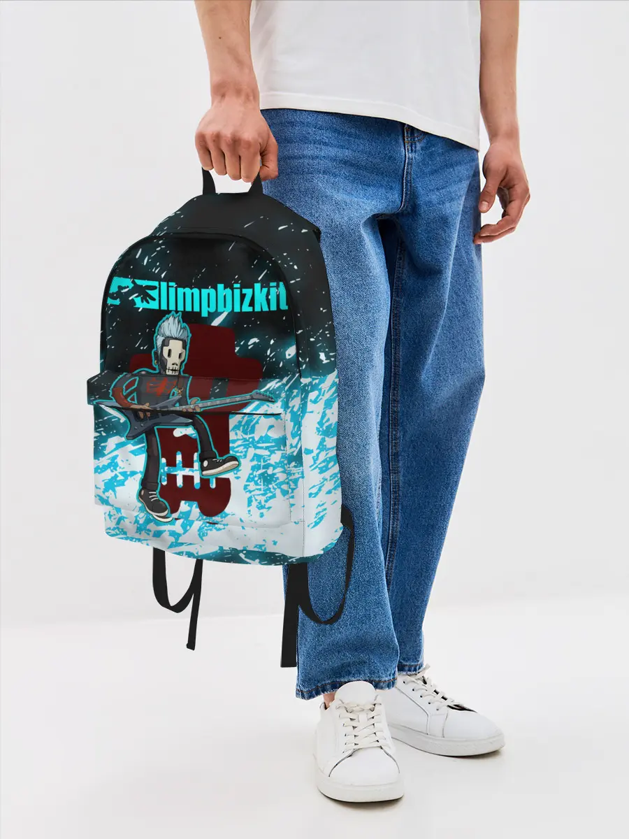 Рюкзак джинсовый / LIMP BIZKIT