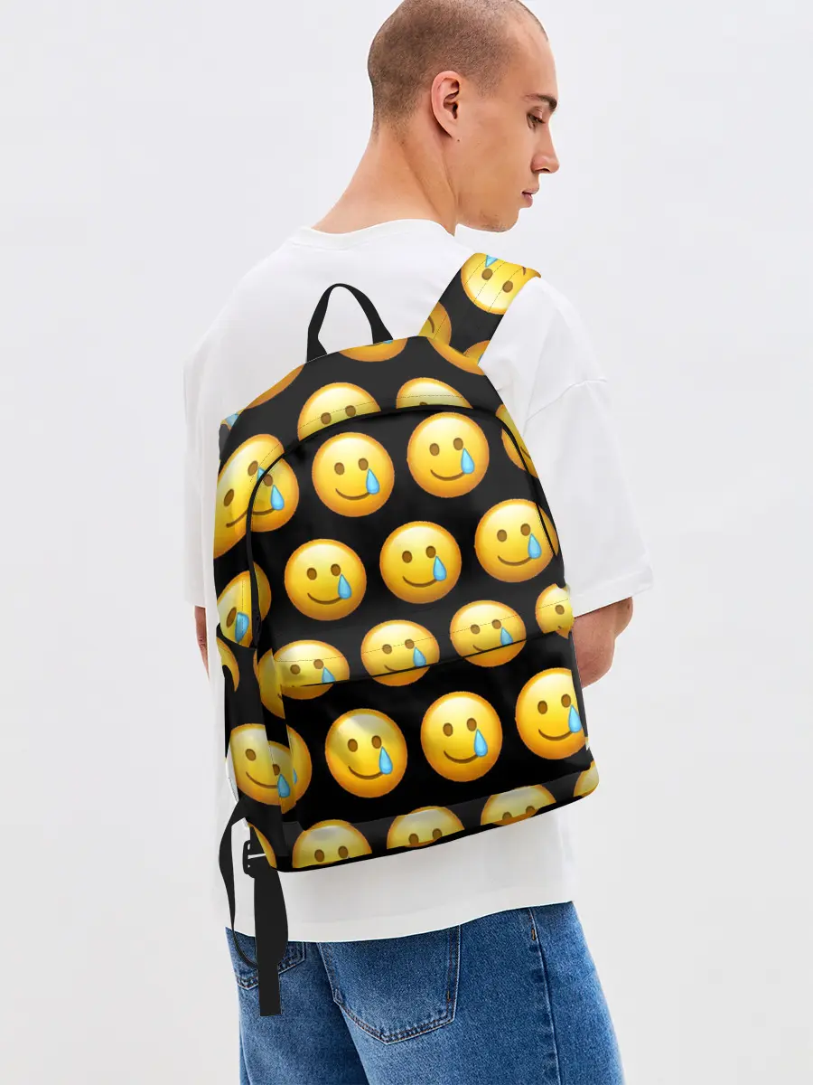 Рюкзак джинсовый / New Emoji