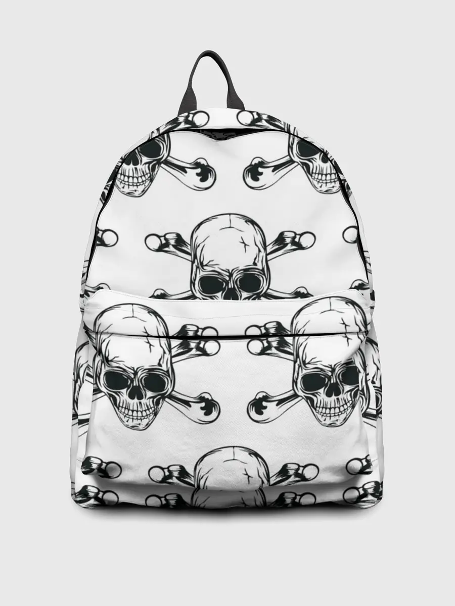 Рюкзак джинсовый / Череп и кости