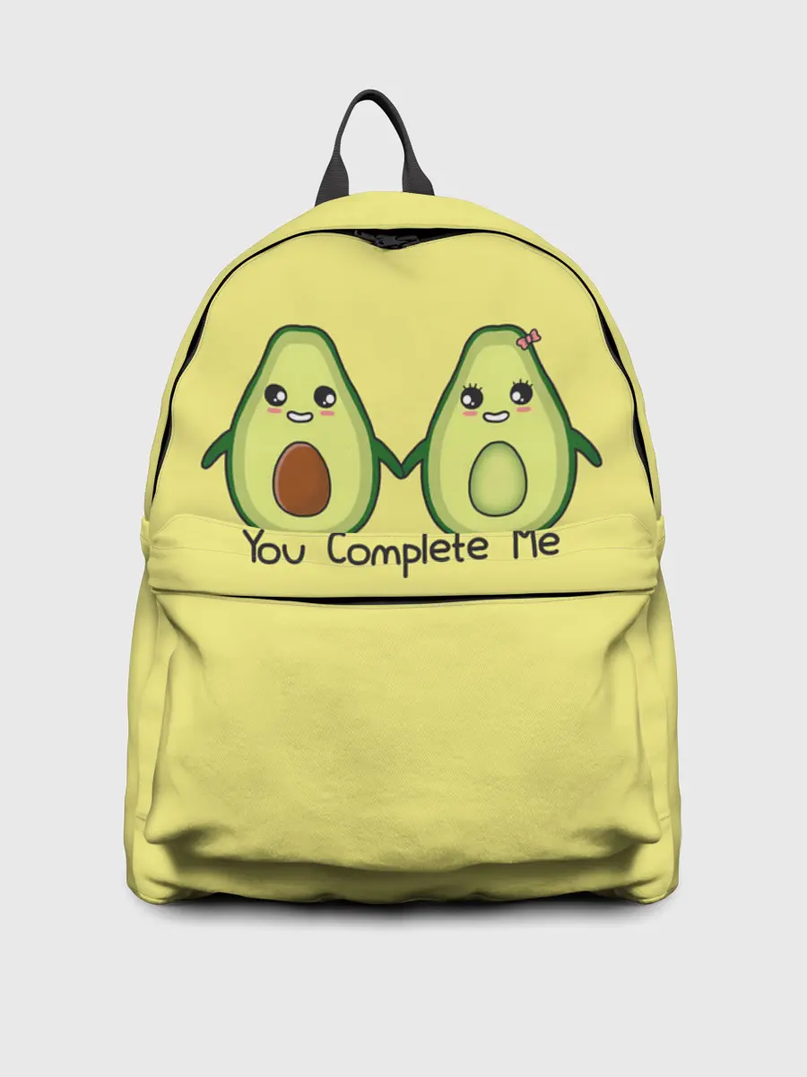 Рюкзак джинсовый / Авокадо