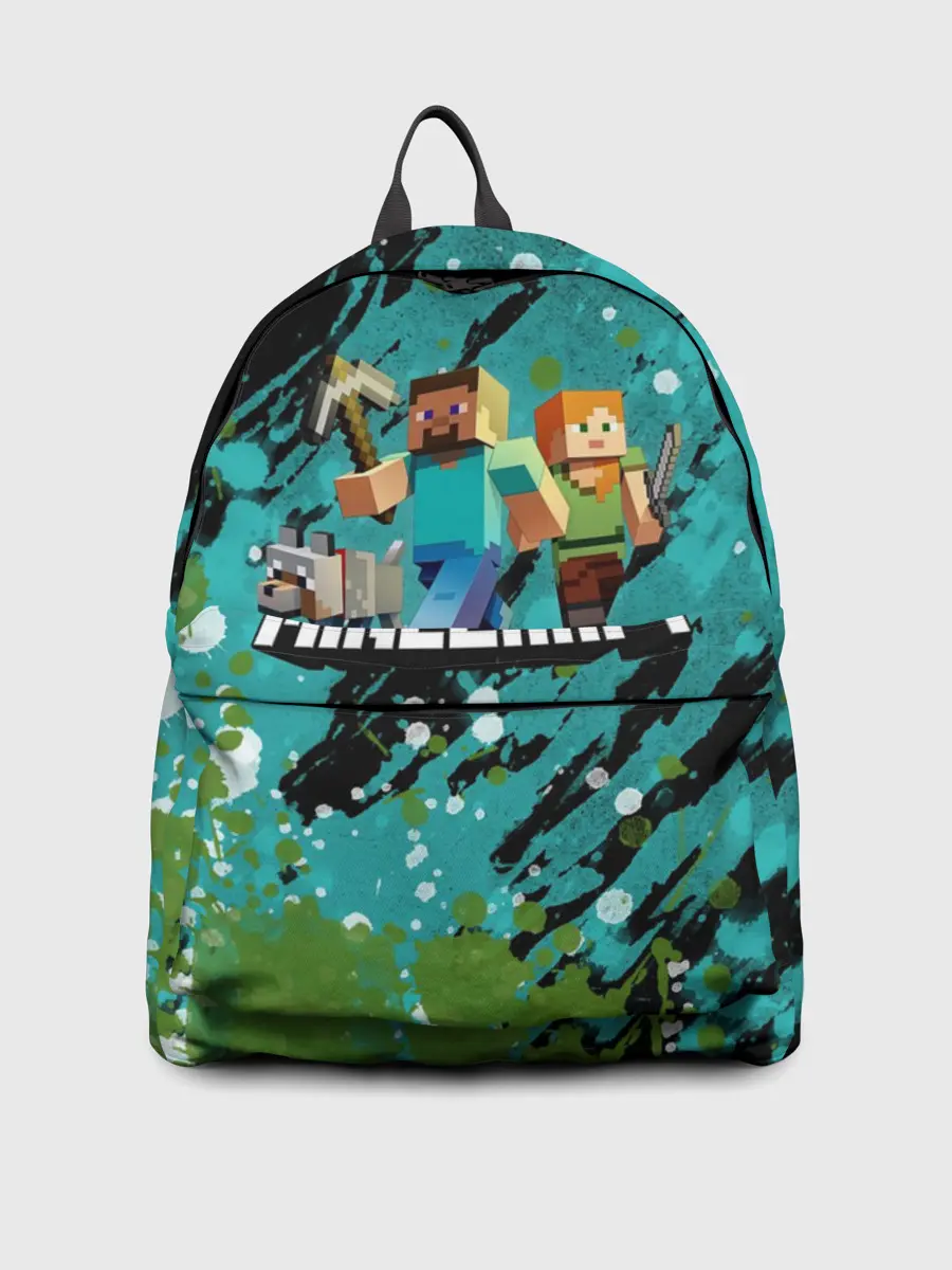 Рюкзак джинсовый / Minecraft / Майнкрафт