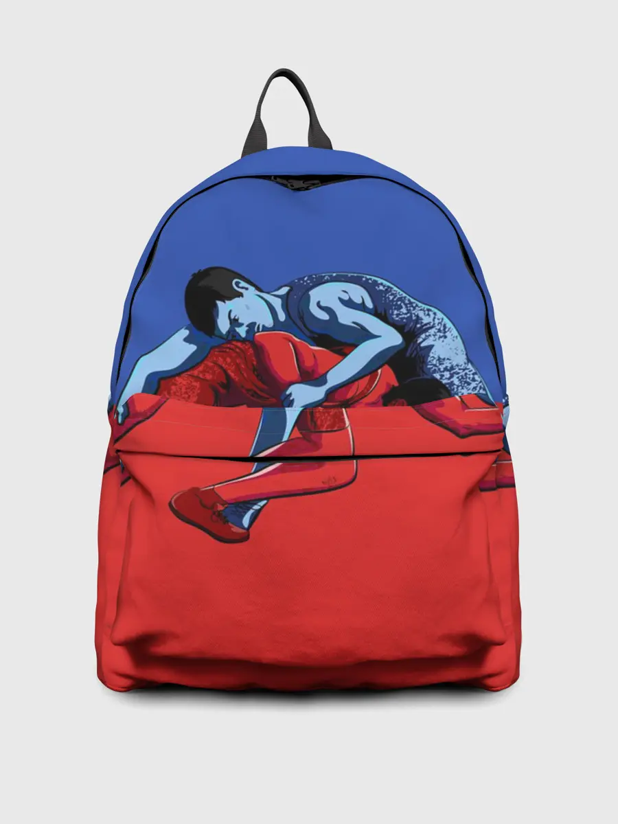 Рюкзак джинсовый / Борьба